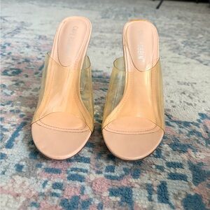 Chic Transparent Heels